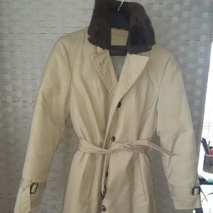 Vintage 80s Eddie Bauer/Forecaster  goose down overcoat MED